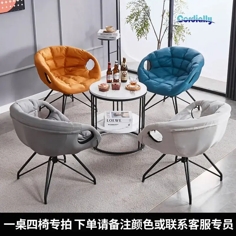 Outdoor Furniture Metal Chairs - Nordico 360 ° Sgabello lavabile girevole,