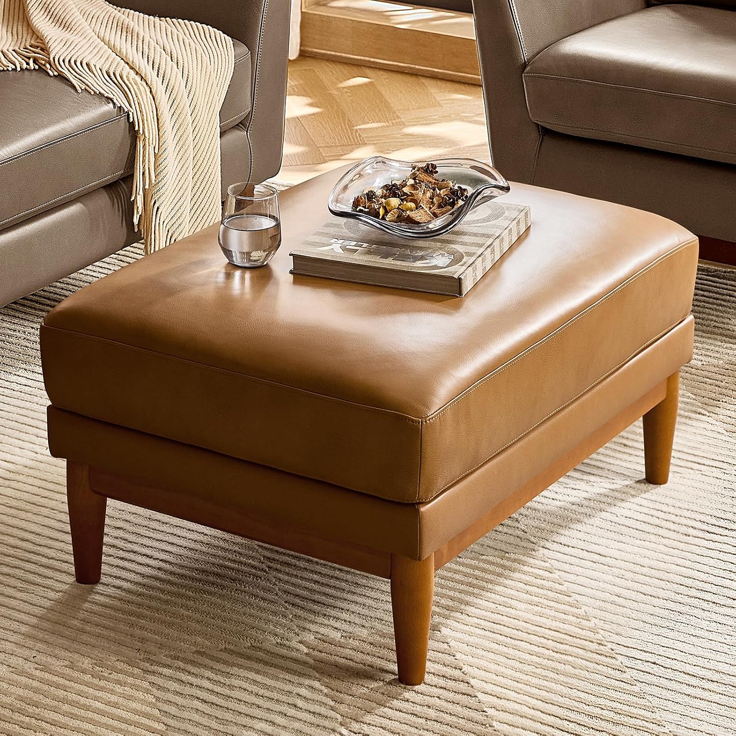 Outdoor Furniture Wood - Tavolino da Caffè Ottoman in Vera