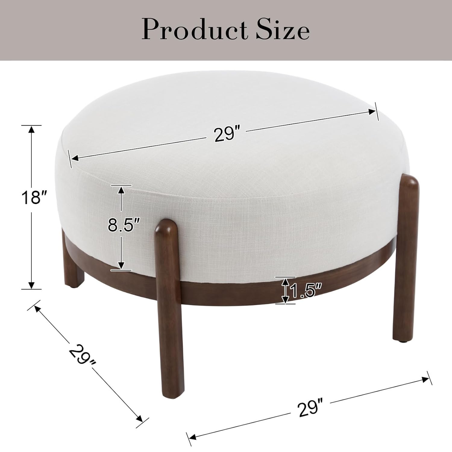 Panca Ottomana in Tessuto Sher - Outdoor Furniture Wood recensione e prezzo