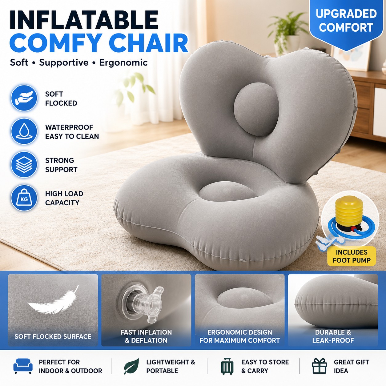 Divano Gonfiabile di Lusso—Des - Outdoor Furniture Luxury recensione e prezzo