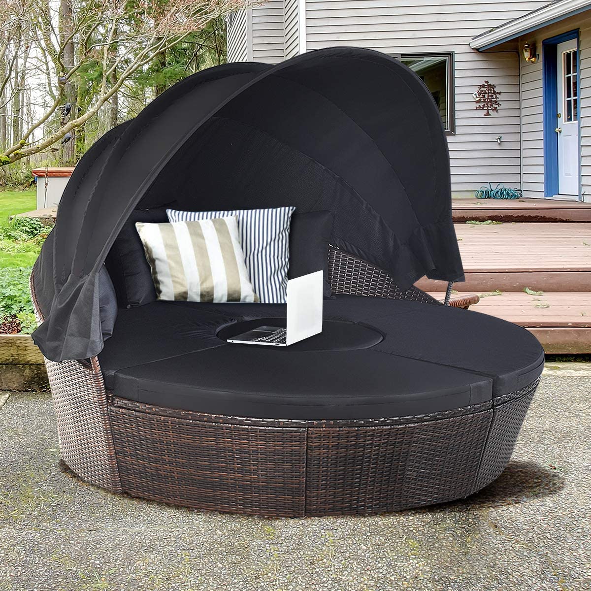 Divano da esterno con baldacch - Outdoor Daybed Furniture recensione e prezzo